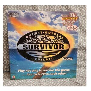 Mattel Survivor Board Game NEW Sealed Package 2000